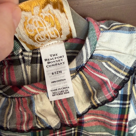 The Beaufort Bonnet Company Ramona Ruffle Collar Onesie - Picture 3 of 3